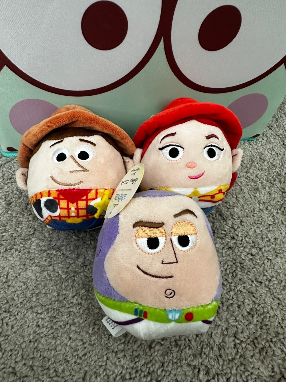 Hallmark Disney Pixar Toy Story Buzz Woody Jessie Fluffballs Collectible